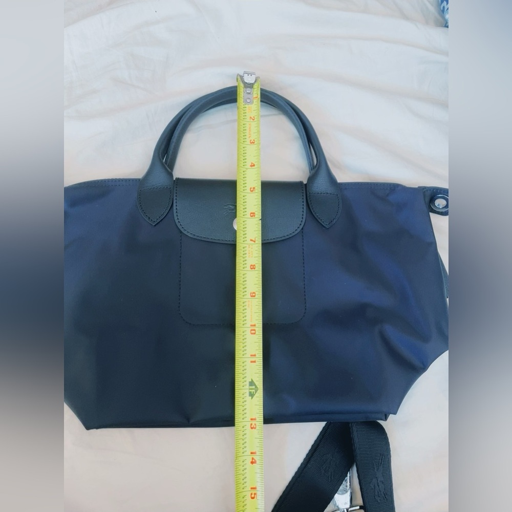 Longchamp crossbody body tote bag strap adjustable black color waterproof - Picture 8 of 11